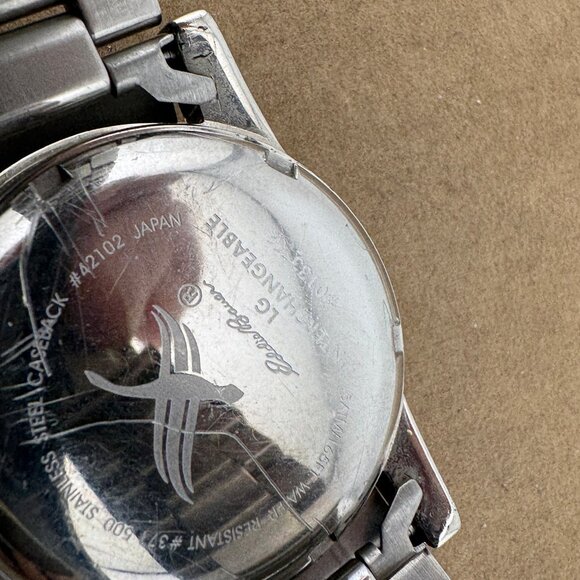 Vintage Eddie Bauer Men's Diving Watch Model LG 0133 Interchangeable straps - Picture 5 of 8